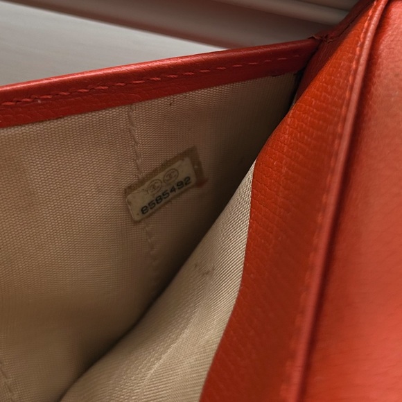 CHANEL Red Leather Wallet - Picture 6 of 9